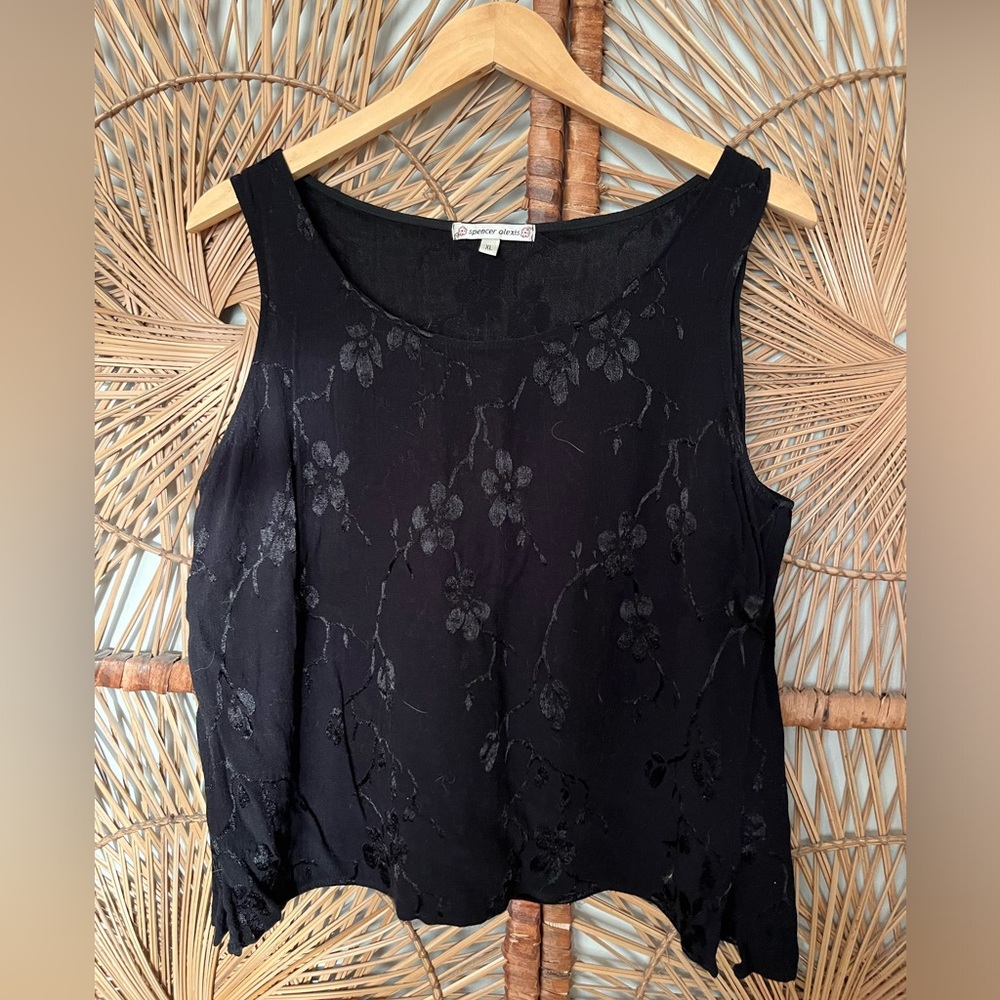 VINTAGE black tank top